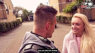 Germa tourist meet with the addition of fuck british blonde teen