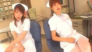 Sexy Japanese nurse drops her give one's eye-teeth to be fucked on the bed